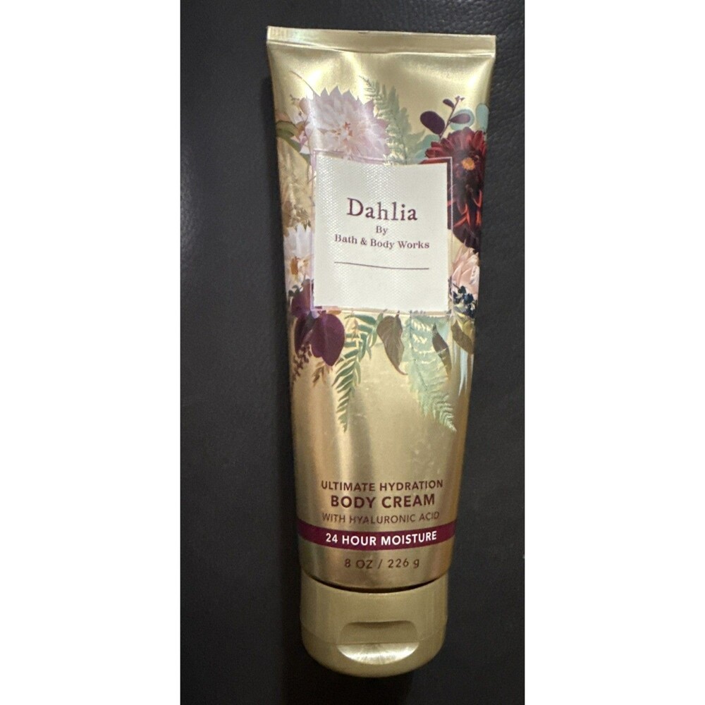 BATH AND BODY WORKS Ultimate Hydration Body Cream 24 Hour 8 oz  Dahlia